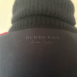 Burberry “Madyrose” Sweatshirt Poncho,